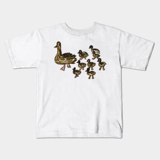 Mother duck Kids T-Shirt